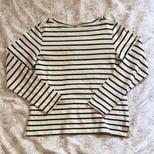 Uniqlo Striped Long Sleeve Top